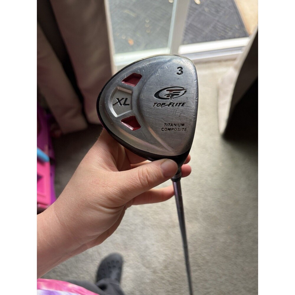 Top Flite XL Titanium Composite 3 Wood Steel Shaft With Head Cover - RH